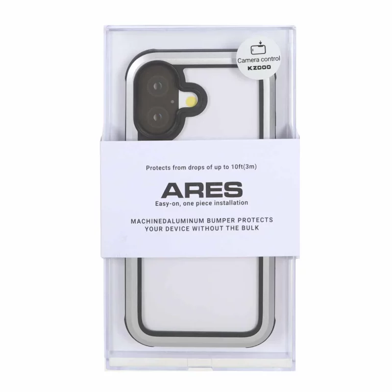 قاب Original KDoo ARES مدل Apple iPhone 17 - نقره ای (پک دار) - NTC - تصویر 2