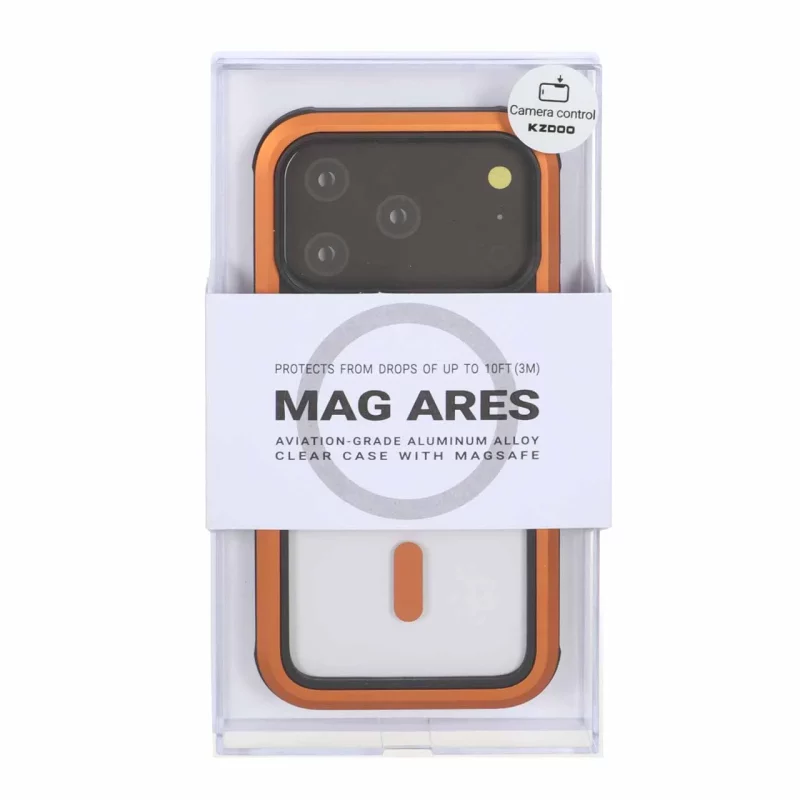 قاب Original KDoo MAG ARES مدل Apple iPhone 17 Pro - نارنجی (پک دار) - NTC - تصویر 2