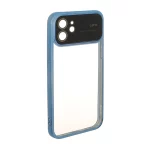 قاب دور رنگی محافظ لنز شیشه ای Apple iPhone 12 - آبی