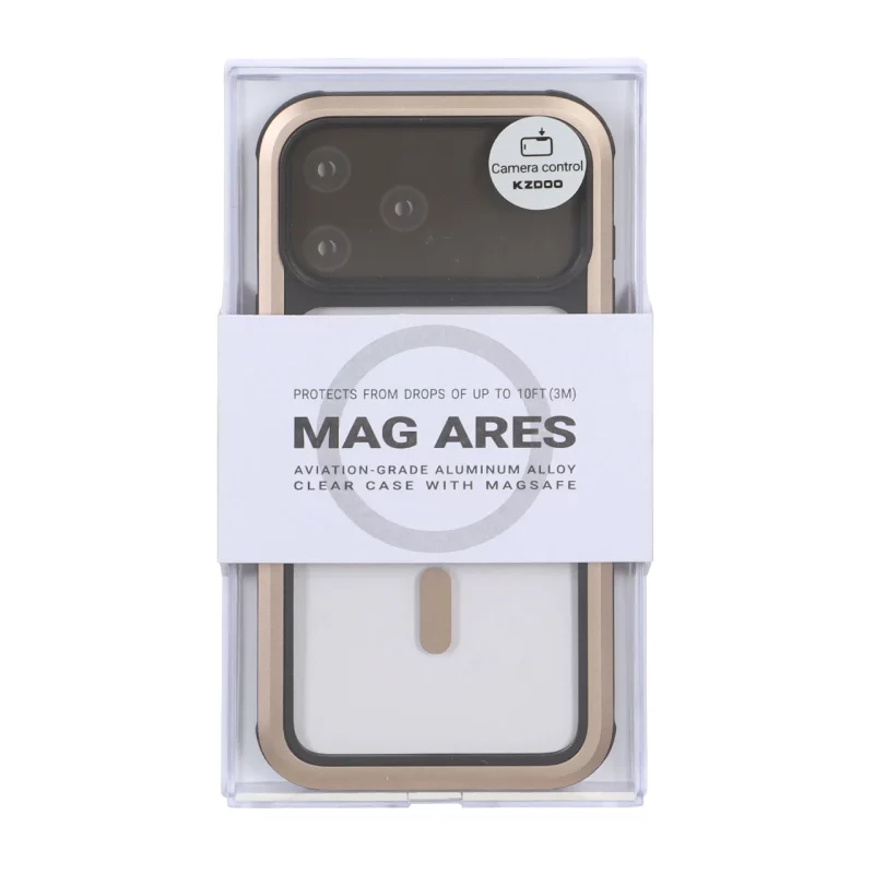 قاب Original KDoo MAG ARES مدل Apple iPhone 17 Pro Max - طلایی (پک دار) - NTC - تصویر 2