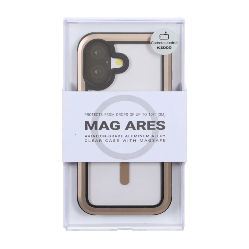 قاب Original KDoo MAG ARES مدل Apple iPhone 17 - طلایی (پک دار) - NTC - تصویر 2