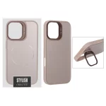 قاب اورجینال PVD Case Pro استندشو MagSafe مدل Apple iPhone 16 - صورتی چرک (پک دار)