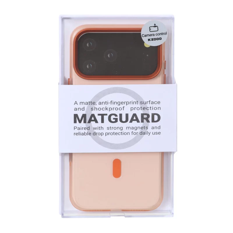 قاب Original KDoo MATGUARD Magsafe مدل Apple iPhone 17 Pro Max - نارنجی (پک دار) - تصویر 2