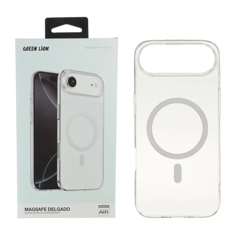 قاب اورجینال شفاف Green Lion Magsafe Delgado مدل Apple iPhone 17 Air (پک دار) - تصویر 2