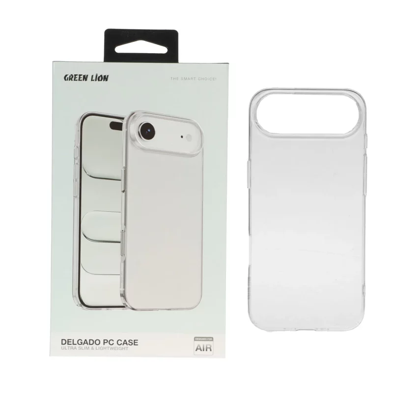 قاب اورجینال Green Lion شفاف Delgado Pc Case مدل Apple iPhone 17 Air (پک دار) - تصویر 2