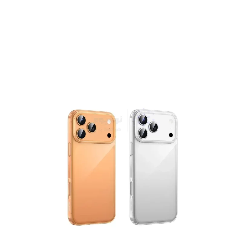 قاب اورجینال Green Lion شفاف Delgado Pc Case مدل Apple iPhone 17 Pro - نارنجی (پک دار) - تصویر 4