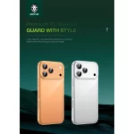 قاب اورجینال Green Lion شفاف Delgado Pc Case مدل Apple iPhone 17 Pro - نارنجی (پک دار) - تصویر 5