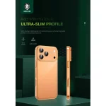 قاب اورجینال Green Lion شفاف Delgado Pc Case مدل Apple iPhone 17 Pro - نارنجی (پک دار) - تصویر 6
