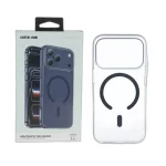 قاب اورجینال Green Lion Magsafe Delgado مدل Apple iPhone 17 Pro - سرمه ای (پک دار)