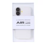 قاب Original KDoo Air Skin مدل Apple iPhone 16 - سفید (پک دار) - NTC