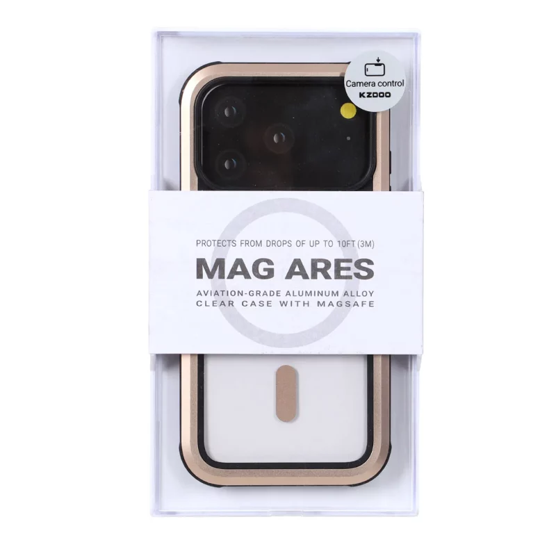 قاب Original KDoo MAG ARES مدل Apple iPhone 17 Pro - طلایی (پک دار) - NTC - تصویر 2