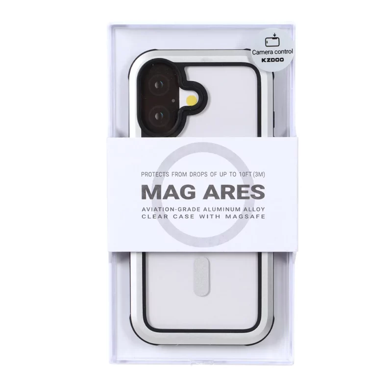 قاب Original KDoo MAG ARES مدل Apple iPhone 17 - نقره ای (پک دار) - NTC - تصویر 2