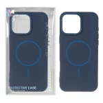 قاب Protective Case دور لنز رنگی MagSafe مدل Apple iPhone 16 Pro Max - سرمه ای (پک دار)