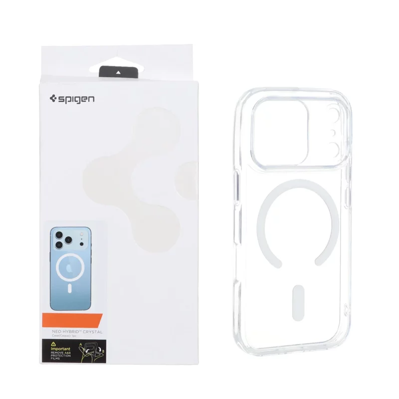 قاب Spigen اورجینال شفاف NEO HYBRID Magsafe مدل Apple iPhone 17 Pro (پک دار) - تصویر 2