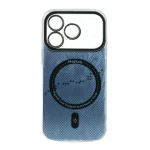 قاب اطلسی طرح مگ سیف هاشور محافظ لنزدار Apple iPhone 17 Pro - کد 266