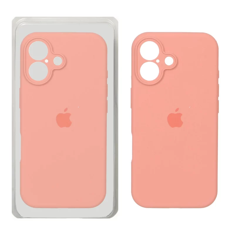 قاب سیلیکونی پاک کنی محافظ لنزدار اورجینال Apple iPhone 17 - گلبهی تیره (پک اصلی) - تصویر 2