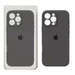 قاب سیلیکونی پاک کنی محافظ لنزدار اورجینال Apple iPhone 16 Pro Max - خاکستری کد 1 (پک دار) - NTC