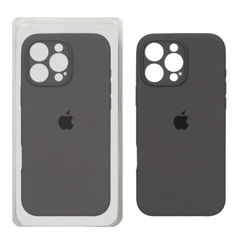 قاب سیلیکونی پاک کنی محافظ لنزدار اورجینال Apple iPhone 16 Pro Max - خاکستری کد 1 (پک دار) - NTC - تصویر 2