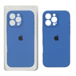 قاب سیلیکونی پاک کنی محافظ لنزدار اورجینال Apple iPhone 16 Pro Max - آبی کد 1 (پک دار) - NTC
