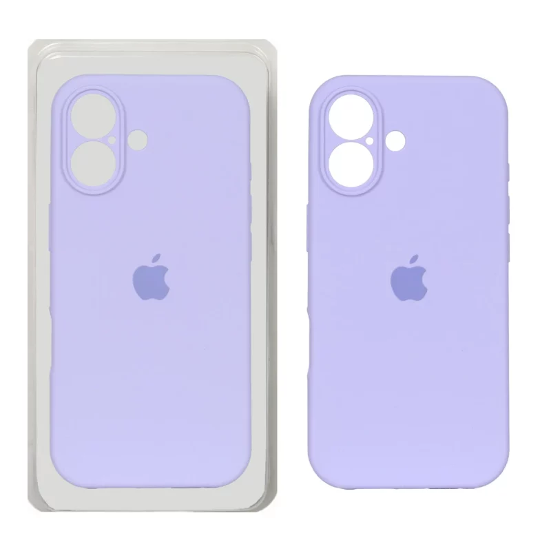 قاب سیلیکونی پاک کنی محافظ لنزدار اورجینال Apple iPhone 17 - بنفش روشن کد 1 (پک دار) - NTC - تصویر 2