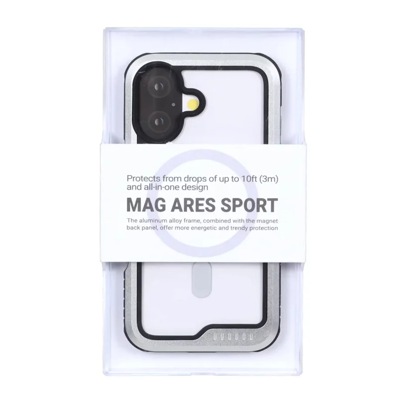 قاب Original KDoo MAG ARES Sport مدل Apple iPhone 16 - نقره ای (پک دار) - NTC - تصویر 2