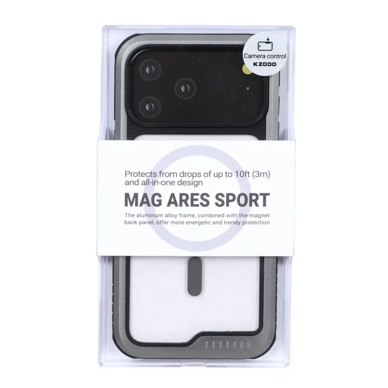 قاب Original KDoo MAG ARES Sport مدل Apple iPhone 17 Pro Max - تیتانیوم خاکستری (پک دار) - NTC - تصویر 2