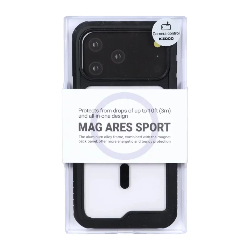 قاب Original KDoo MAG ARES Sport مدل Apple iPhone 17 Pro Max - مشکی (پک دار) - NTC - تصویر 2