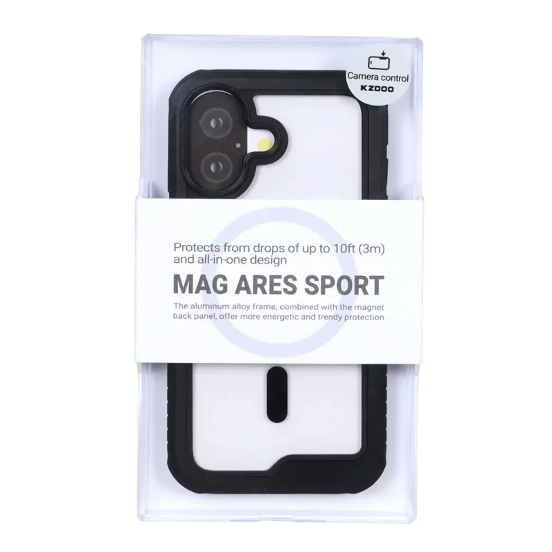 قاب Original KDoo MAG ARES Sport مدل Apple iPhone 17 - مشکی (پک دار) - NTC - تصویر 2
