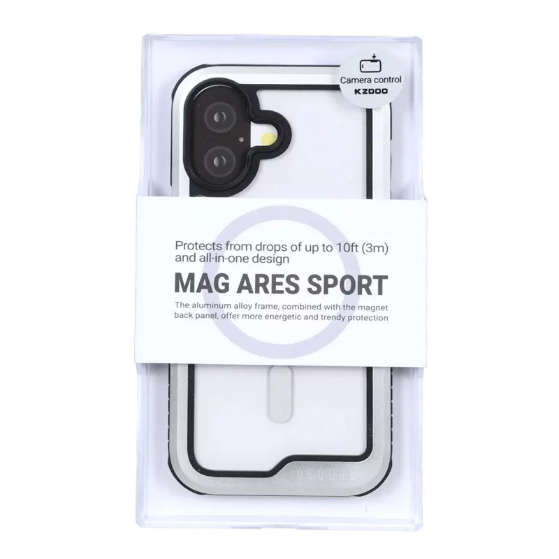 قاب Original KDoo MAG ARES Sport مدل Apple iPhone 17 - نقره ای (پک دار) - NTC - تصویر 2