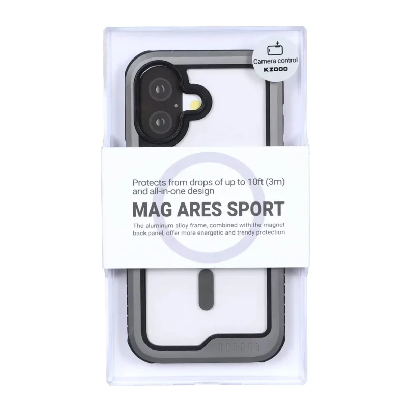 قاب Original KDoo MAG ARES Sport مدل Apple iPhone 17 - تیتانیوم خاکستری (پک دار) - NTC - تصویر 2