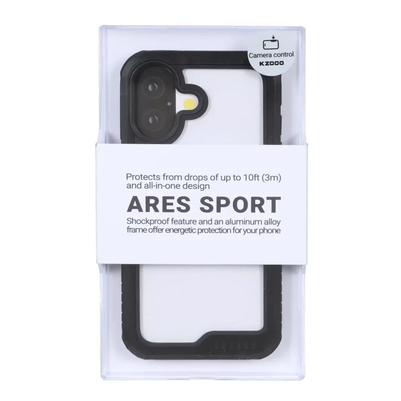قاب Original KDoo ARES Sport مدل Apple iPhone 17 - مشکی (پک دار) - NTC - تصویر 2