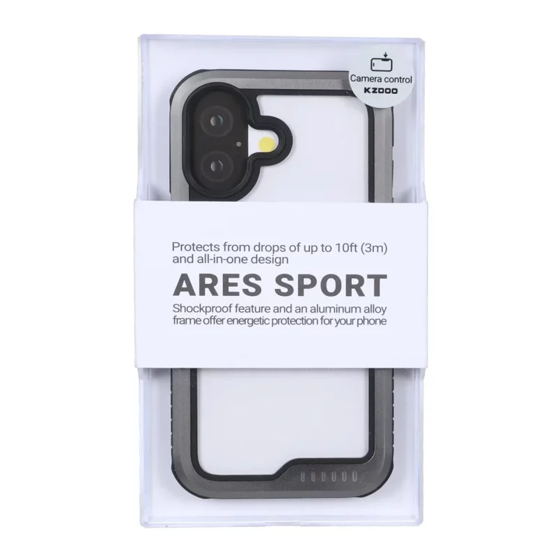 قاب Original KDoo ARES Sport مدل Apple iPhone 17 - تیتانیوم خاکستری (پک دار) - NTC - تصویر 2