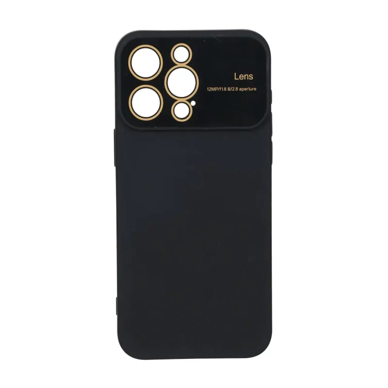 قاب محافظ لنز شیشه ای Apple iPhone 15 Pro Max - مشکی - تصویر 2