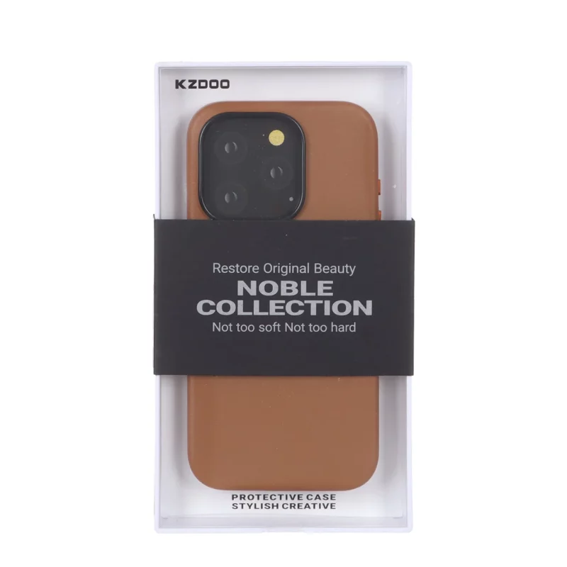 قاب Original KDoo Noble مدل Apple iPhone 15 Pro - قهوه ای (پک دار) - تصویر 2