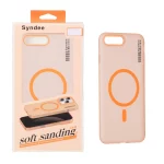 قاب اورجینال Syndee مات Magsafe مدل Apple iPhone 7 Plus / iPhone 8 Plus - نارنجی (پک دار)