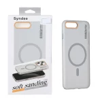 قاب اورجینال Syndee مات Magsafe مدل Apple iPhone 7 Plus / iPhone 8 Plus - خاکستری (پک دار)