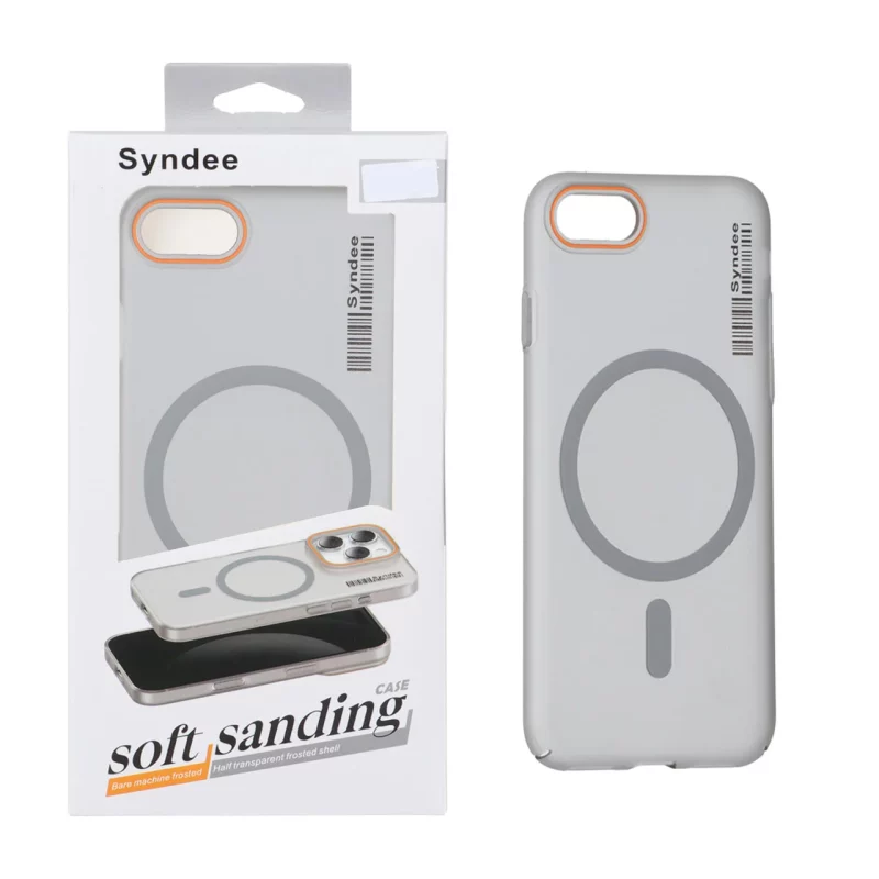 قاب اورجینال Syndee مات Magsafe مدل Apple iPhone 7 / iPhone 8 / iPhone SE (2020) - خاکستری (پک دار) - تصویر 2