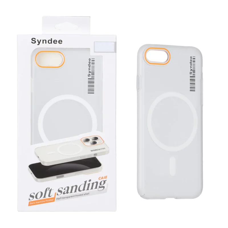 قاب اورجینال Syndee مات Magsafe مدل Apple iPhone 7 / iPhone 8 / iPhone SE (2020) - سفید (پک دار) - تصویر 2