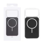 قاب پشت رنگی دور ژله ای با قابلیت شارژ MagSafe مدل Apple iPhone 17 Pro - مشکی (پک دار)