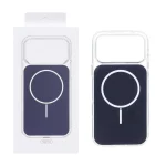قاب پشت رنگی دور ژله ای با قابلیت شارژ MagSafe مدل Apple iPhone 17 Pro - سرمه ای (پک دار)