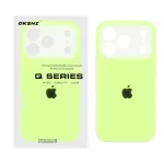 قاب Q Series سیلیکونی پاستیلی Apple iPhone 17 Pro Max - سبز فسفری (پک دار)