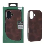 قاب جیر Santa Barbara Polo مدل Apple iPhone 16 - قهوه ای تیره (پک دار)