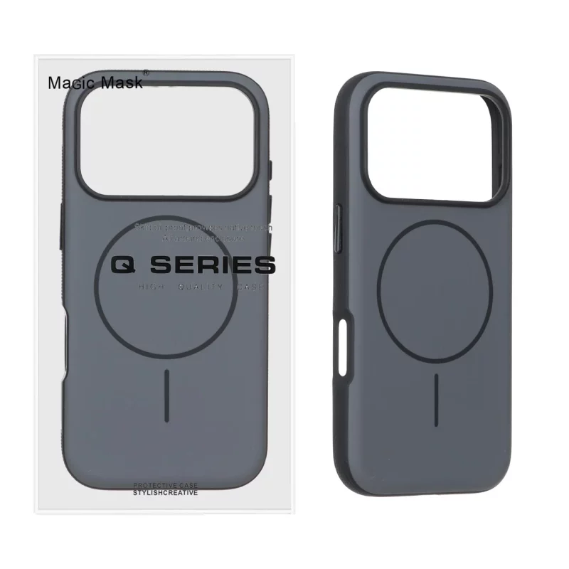 قاب Defender Shield پشت سخت Magsafe مدل Apple iPhone 17 Pro - مشکی (پک دار) - تصویر 2