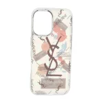 قاب ماربل CEA Bear دور لنز کروم Apple iPhone 16 - طرح 50