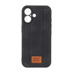 قاب جیر Mont Blanc طرح دوخت محافظ لنزدار Apple iPhone 16 - مشکی