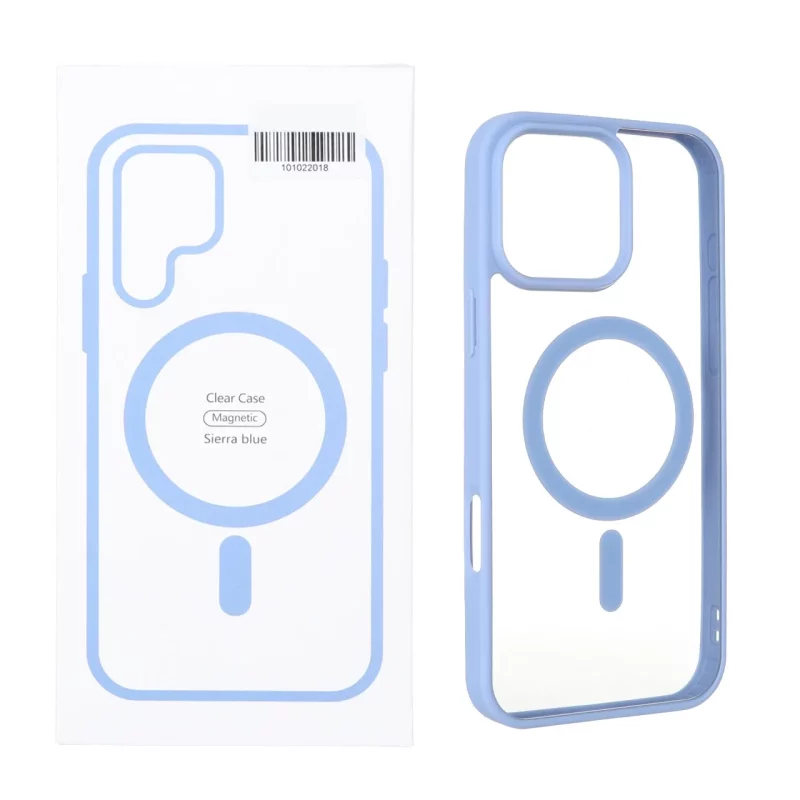 قاب شفاف Apple iPhone 16 Pro Max با قابلیت شارژ MagSafe - آبی (پک دار) - تصویر 2