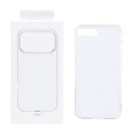 قاب پشت رنگی دور ژله ای با قابلیت شارژ MagSafe مدل Apple iPhone 7 Plus / iPhone 8 Plus - سفید (پک دار)