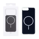 قاب پشت رنگی دور ژله ای با قابلیت شارژ MagSafe مدل Apple iPhone 7 Plus / iPhone 8 Plus - مشکی (پک دار)