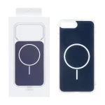قاب پشت رنگی دور ژله ای با قابلیت شارژ MagSafe مدل Apple iPhone 7 Plus / iPhone 8 Plus - سرمه ای (پک دار)
