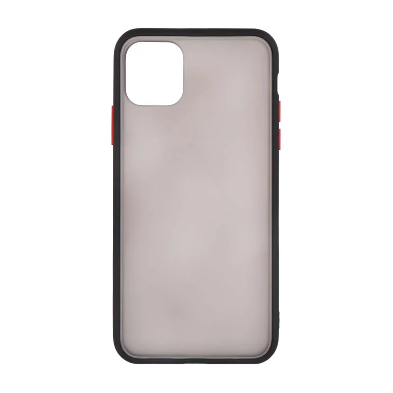 قاب پشت مات Apple iPhone 11 Pro Max-مشکی قرمز - تصویر 2